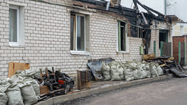 Professional Emergency Fire Cleanup technician working in Langhorne, PA